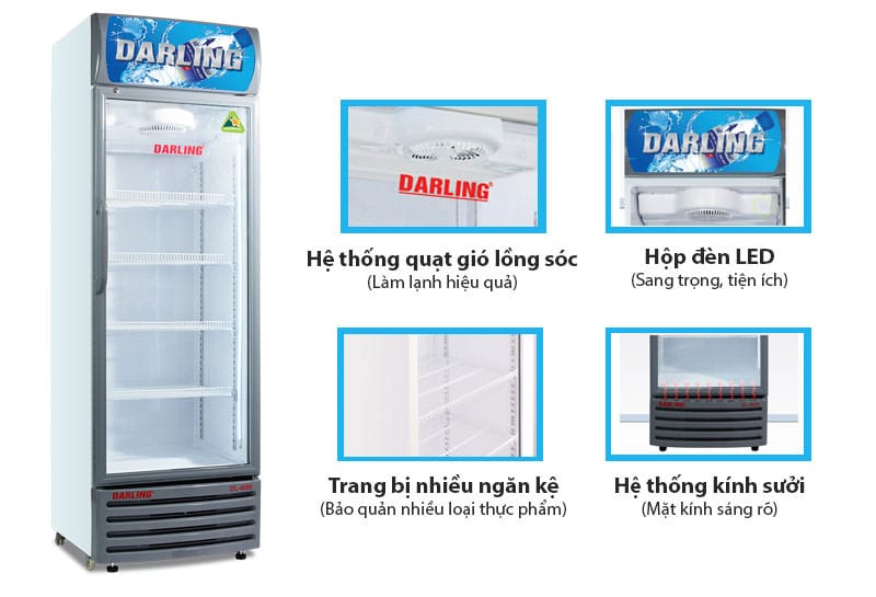 Tủ mát Darling DL-4000A2 400 lít 9 Các tính năng kỹ thuật khác của tủ mát Darling DL-4000A2 400 lít