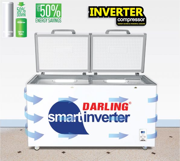Tủ đông Darling inverter DMF-3699WSI-2 công nghệ inverter tiết kiệm điện
