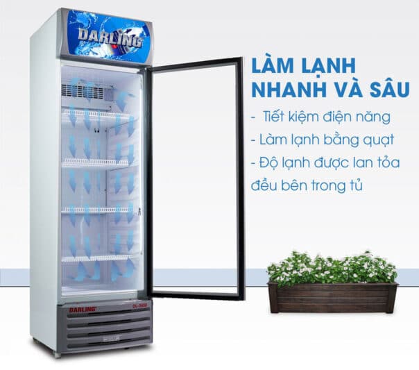 Tủ mát Darling DL-3600A4 360 lít 7 Tủ mát Darling DL-3600A4 với thiết kế 1 ngăn mát 1 cánh mở tiện dụng