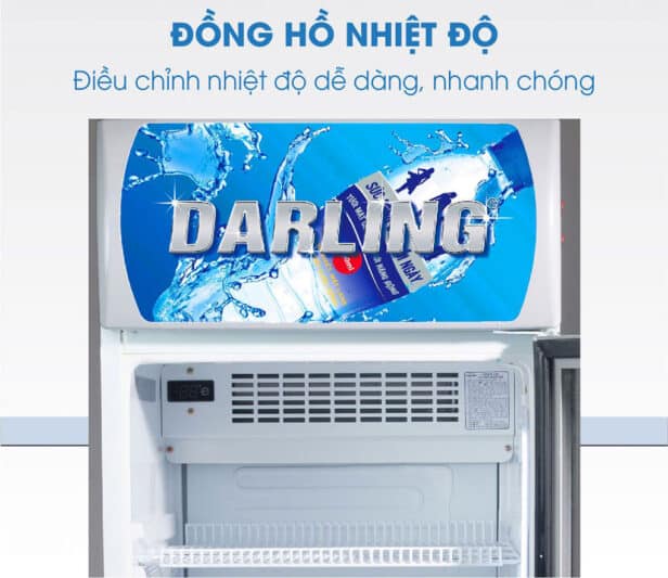 Tủ mát Darling DL-3600A5 360 lít Inverter 12 Tủ mát Darling DL-3600A5 inverter có đồng hồ điện tử hiển thị nhiệt độ trong tủ