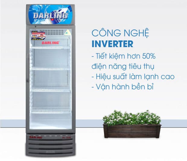 Tủ mát Darling DL-3600A5 360 lít Inverter 10 Tủ mát Darling DL-3600A5 inverter tiết kiệm điện đến 50%