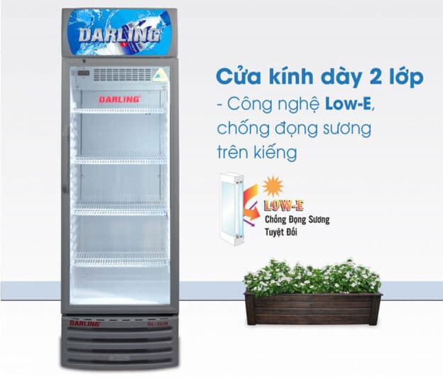 Tủ mát Darling DL-3600A5 360 lít Inverter 11 Tủ mát Darling DL-3600A5 inverter 1 cửa kính 2 lớp phủ công nghệ Low-E
