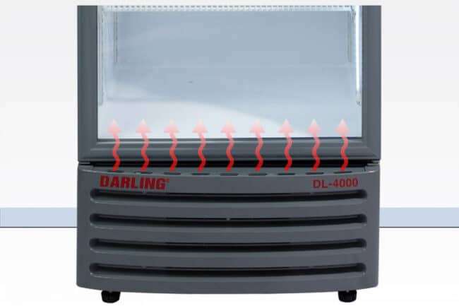 tu mat darling inverter dl 4000a3 400 lit suoi kinh bang hoi nong tu compressor