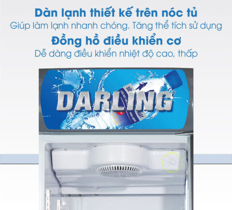 Tủ mát Darling DL-4000A3 400 lít Inverter 9 Tủ mát Darling DL-4000A3 dung tích 400 lít Inverter có dàn lạnh trên nóc tủ