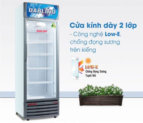 Tủ mát Darling DL-4000A3 400 lít Inverter 10 Tủ mát Darling DL-4000A3 dung tích 400 lít Inverter,1 cửa kính 2 lớp có công nghệ Low-E chống đọng sương