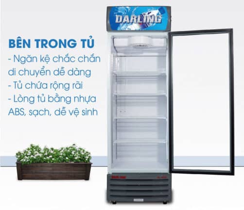 Tủ mát Darling DL-4000A3 400 lít Inverter 7 Tổng quan thiết kế của tủ mát Darling DL-4000A3 dung tích 400 lít Inverter