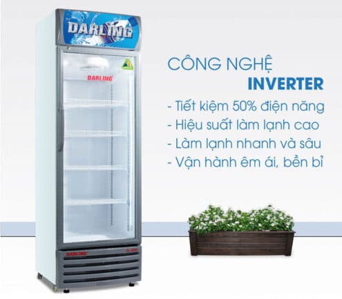 Tủ mát Darling DL-4000A3 400 lít Inverter 8 Tủ mát Darling DL-4000A3 dung tích 400 lít Inverter tiết kiệm đến 50% điện năng